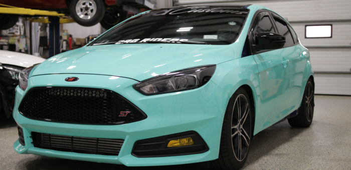 We Wrapped Joe’s Ford Focus ST in HEXIS Tiffany Blue